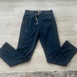 Fig’s Women’s Dark Harbor Kade Scrub Pants Size Small Tall